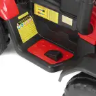 Trator Eléctrico com Atrelado Vermelho